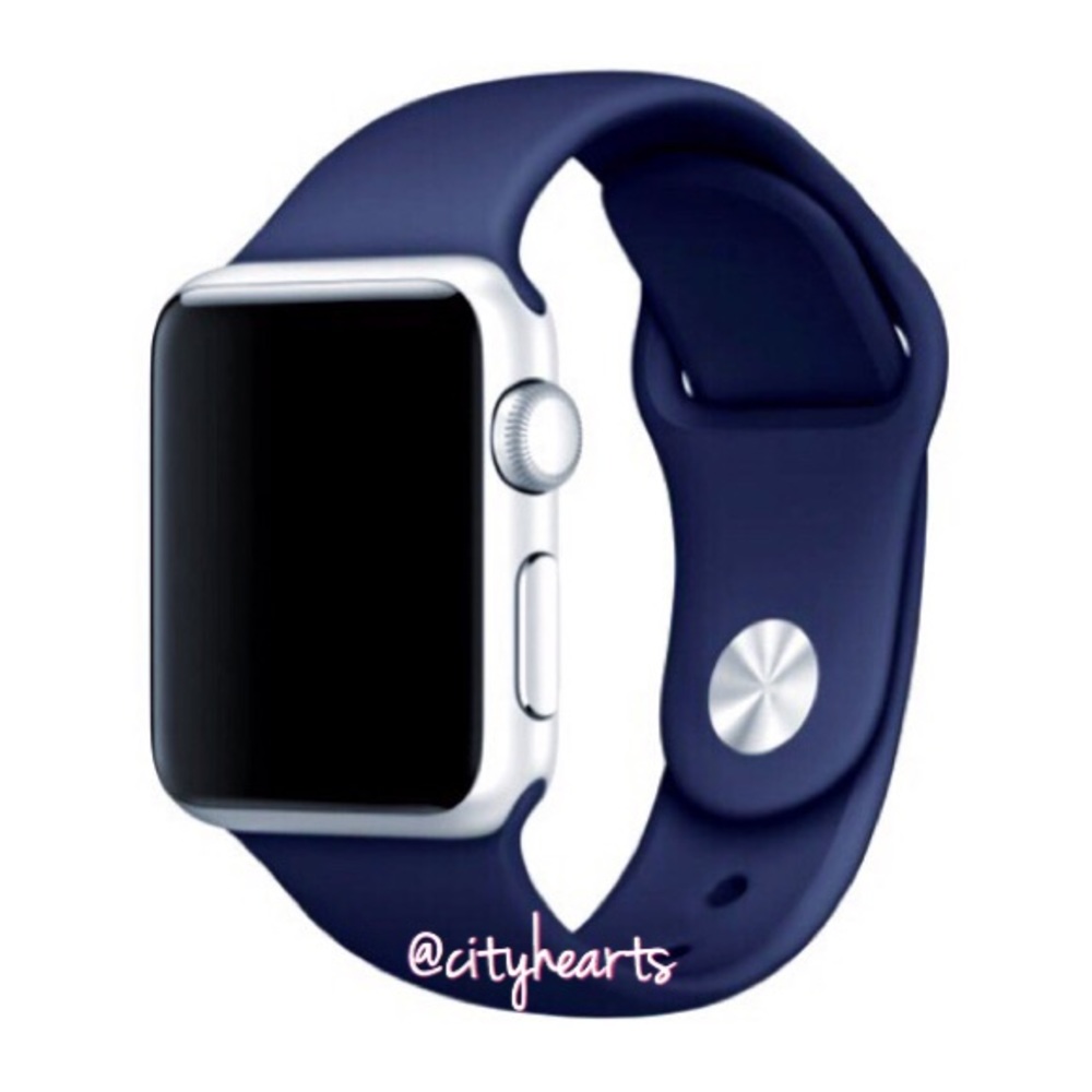 NEW Dark Blue Apple Watch Sport Band